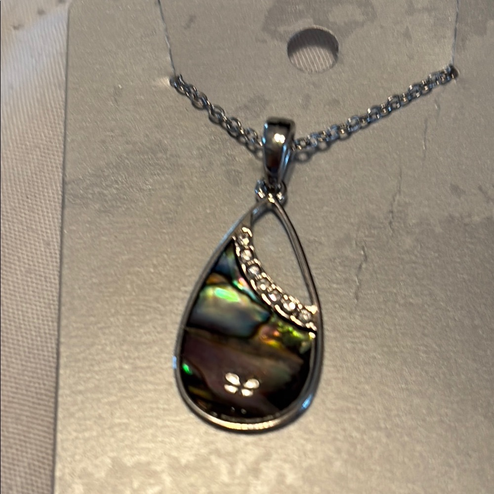 Nature's 1 Abalone Shell Pendant Necklace